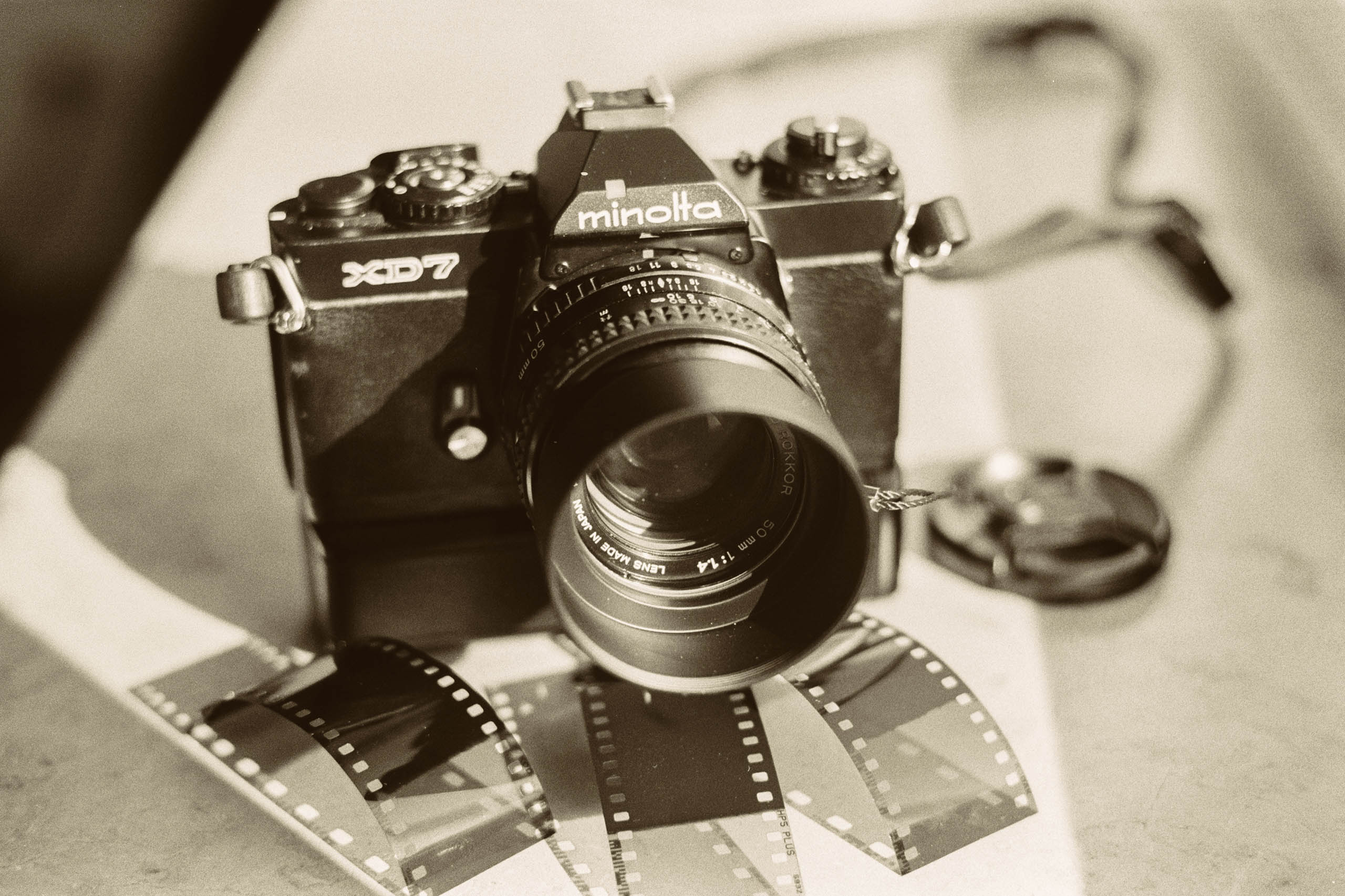 Minolta XD-7 – analoge Spiegelreflexkamera