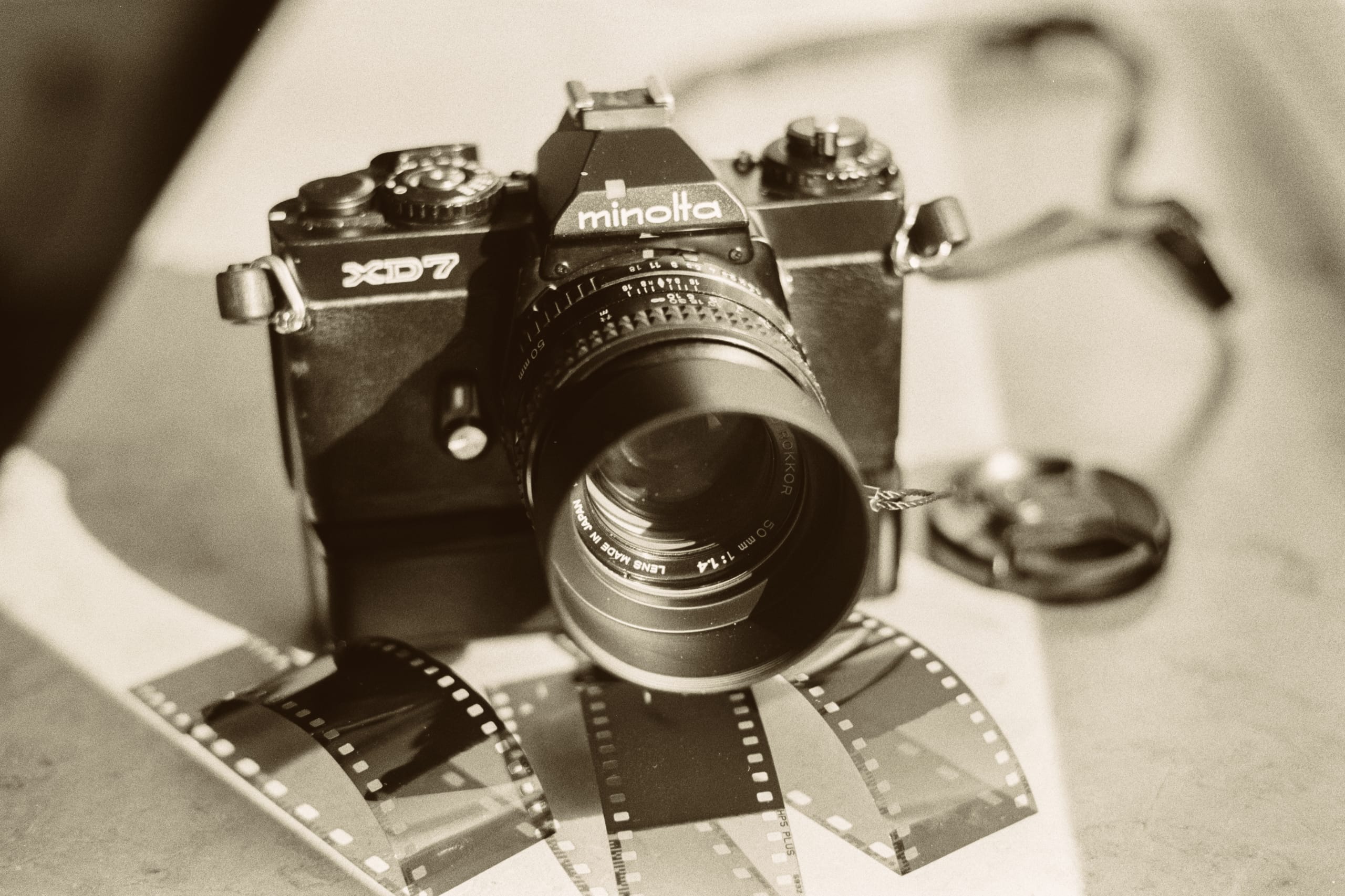 Minolta XD-7 – analoge Spiegelreflexkamera