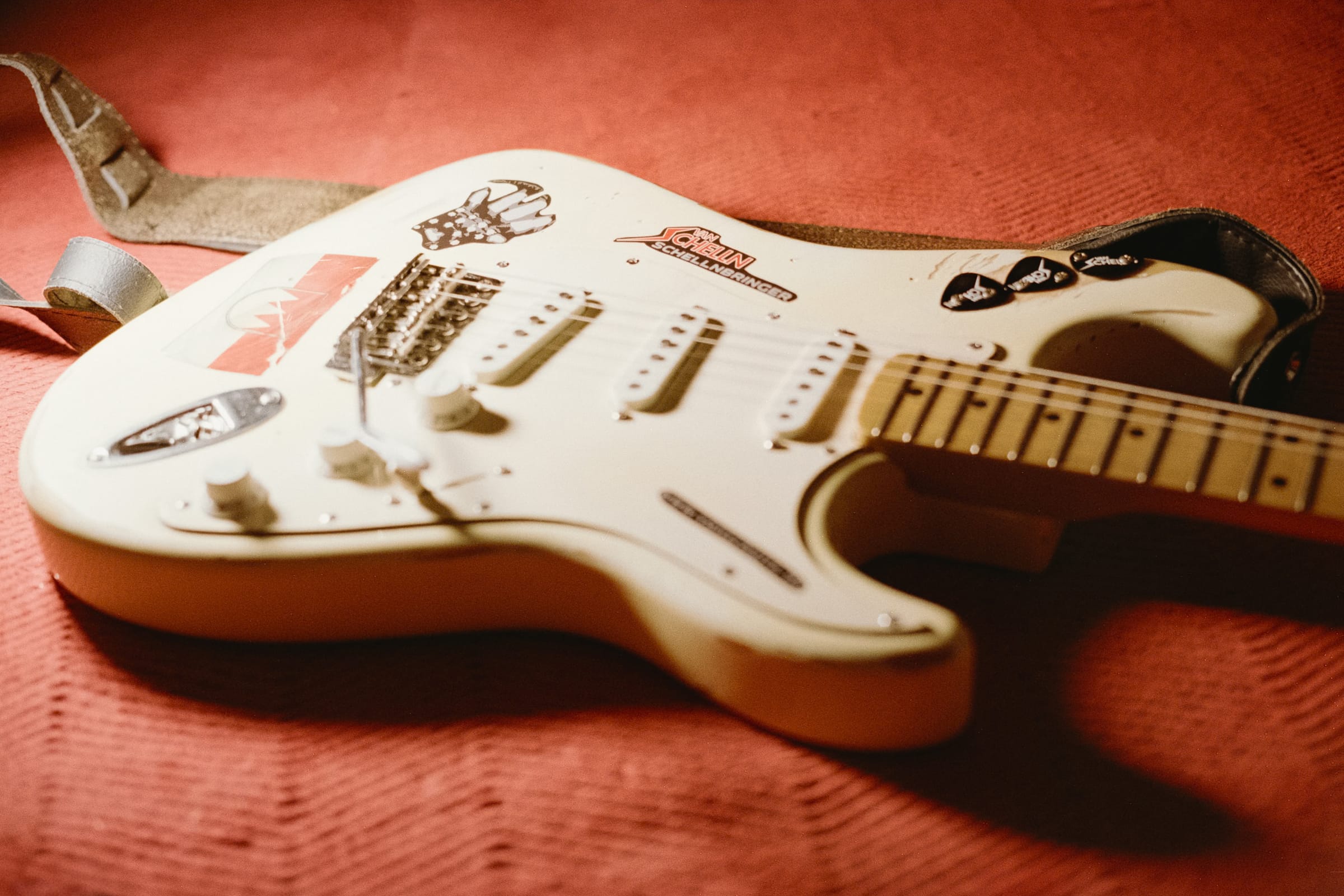 E-Gitarre für Gitarrenunterricht im Tonstudio